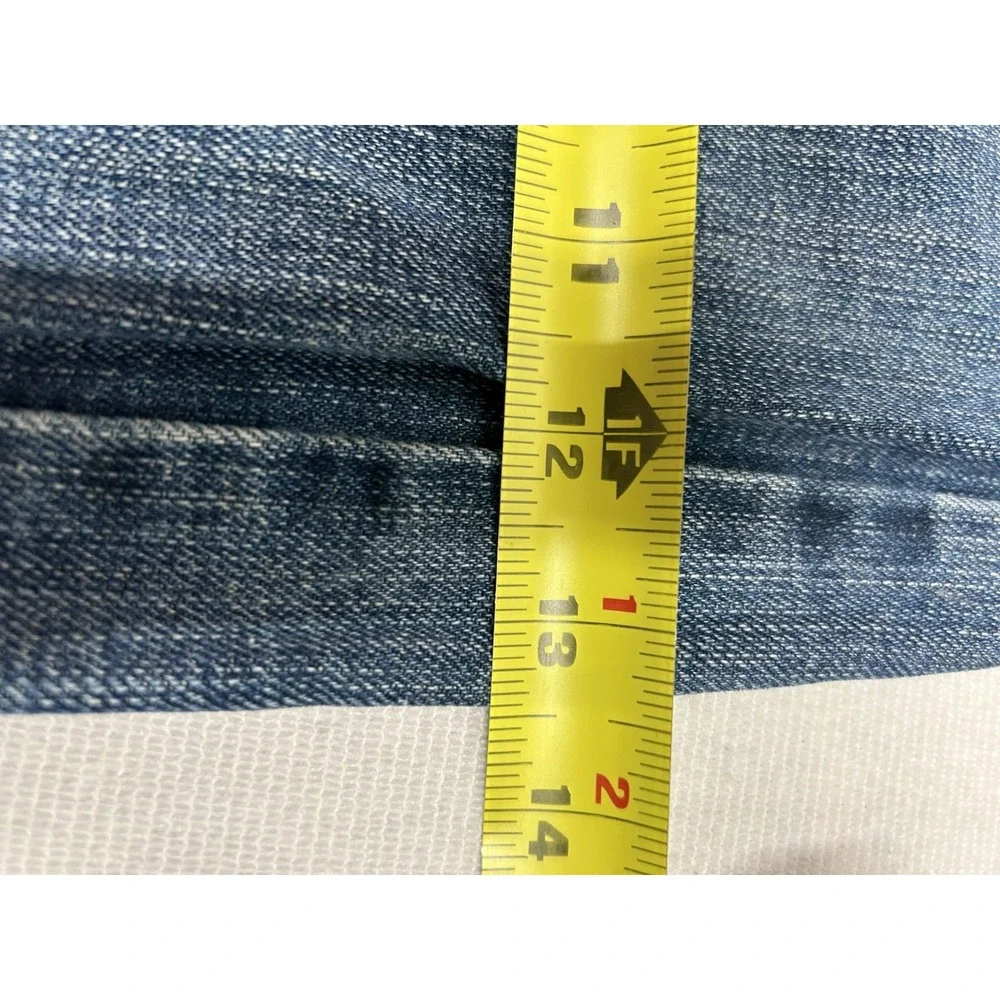 Y2K Levi's SilverTab True Boot Men's Blue Faded Distressed Denim Jeans 38x30